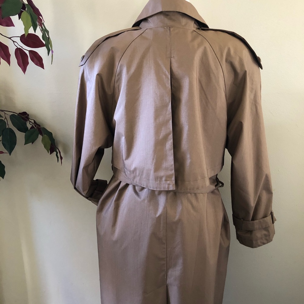 SHERWOOD BRONZE TRENCH COAT SIZE 8